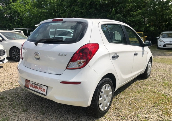 Hyundai i20 cena 23900 przebieg: 158000, rok produkcji 2014 z Supraśl małe 301